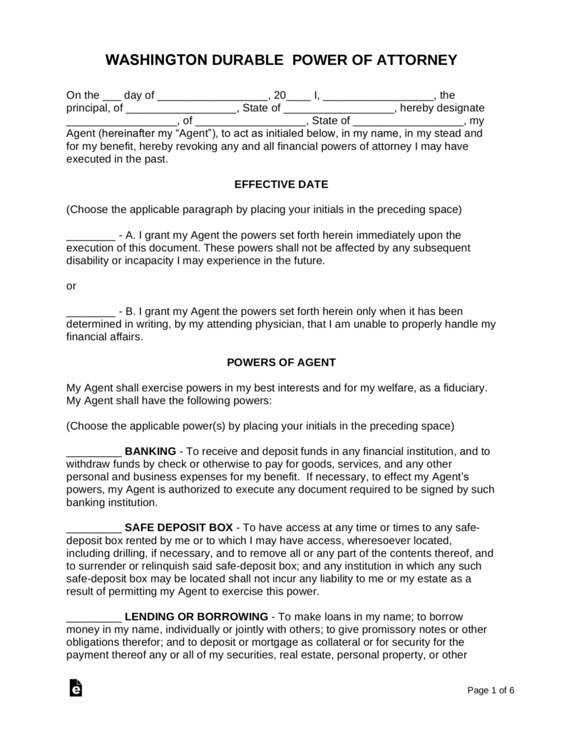 Poa Forms Printable
