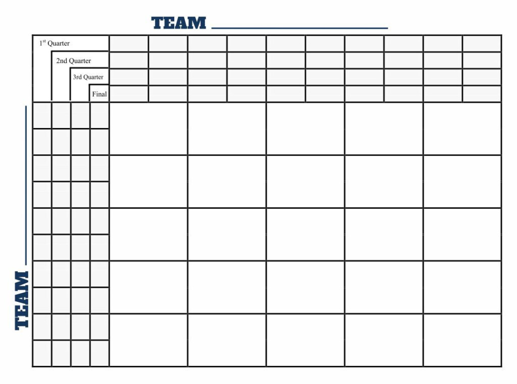 Pool Squares Template