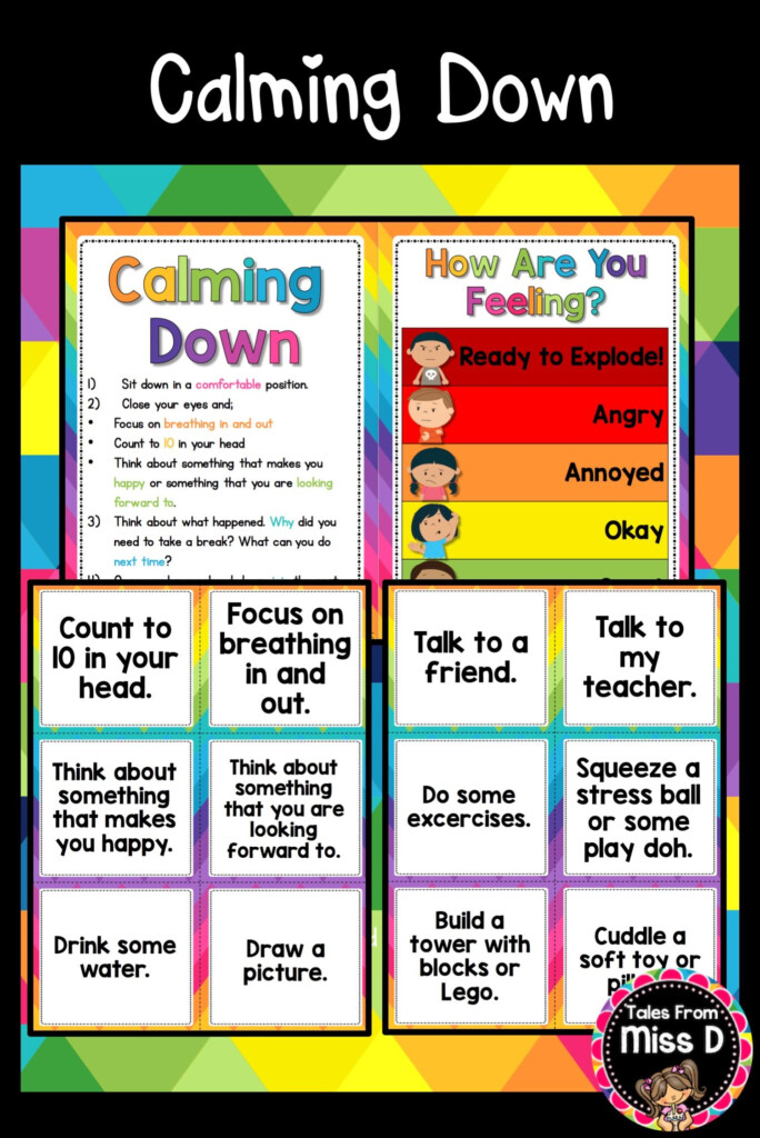 Poster Free Calm Down Printables
