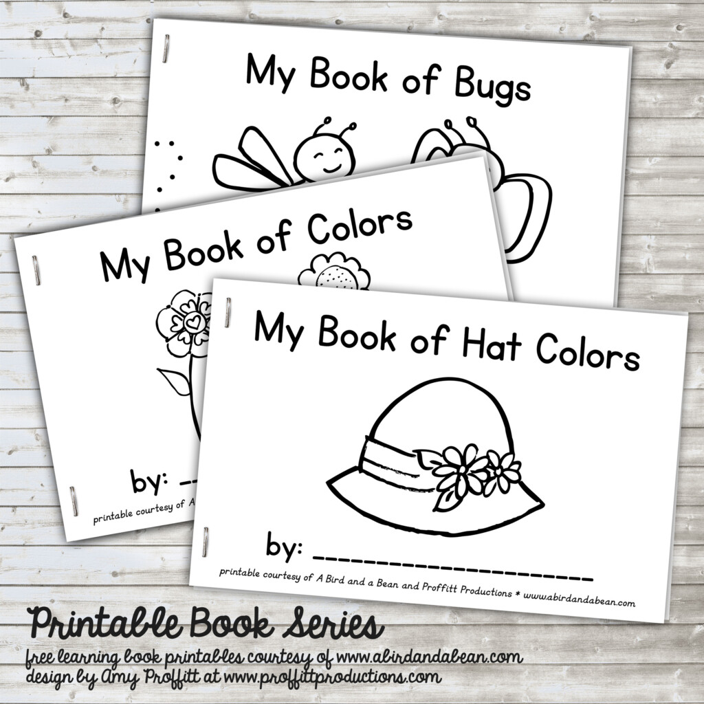 Pre K Printable Books Free