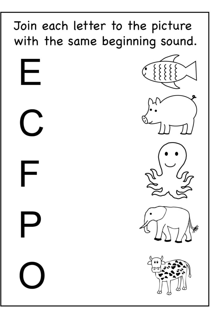 Pre K Worksheets To Print For Free
