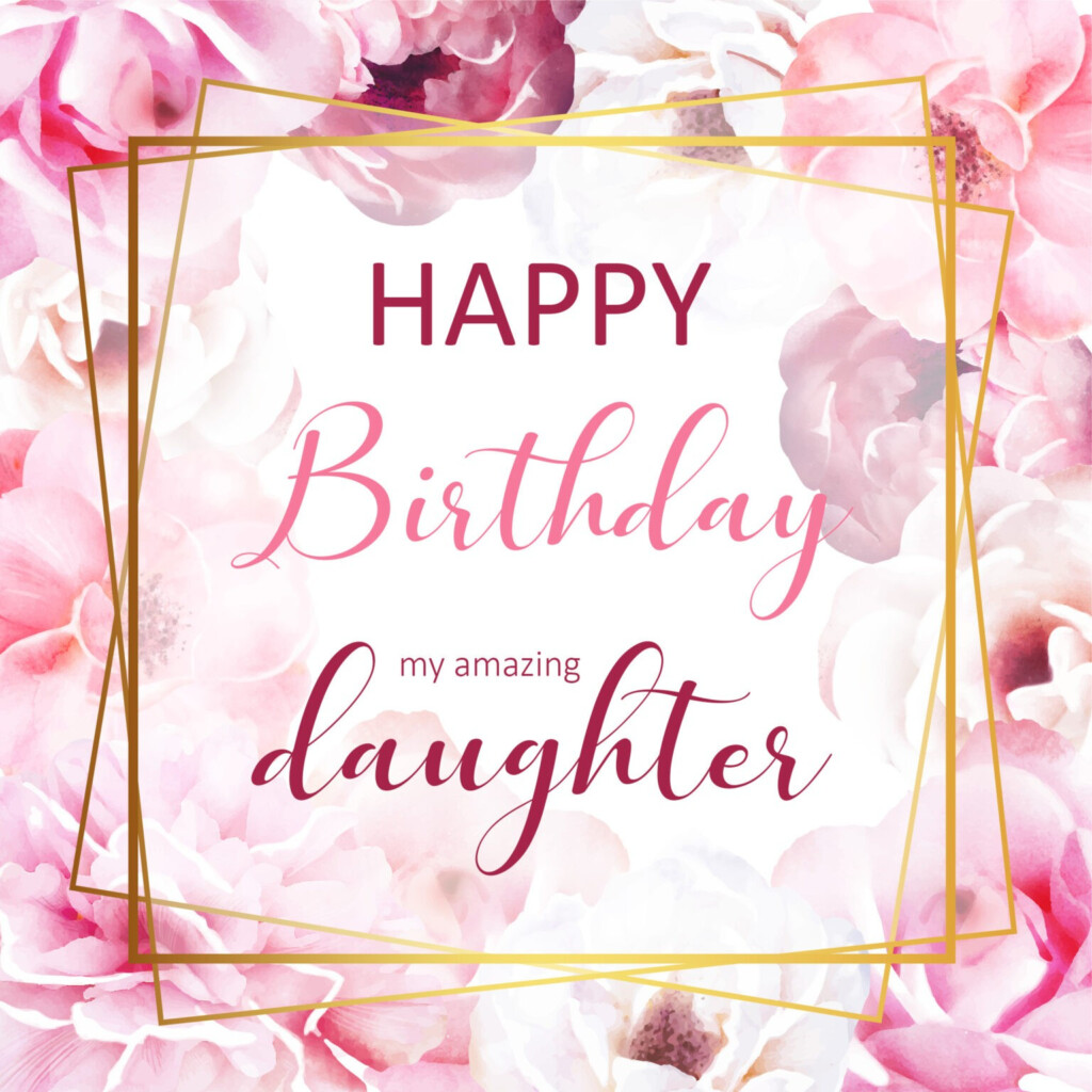 Printable Birthday Cards Daughter