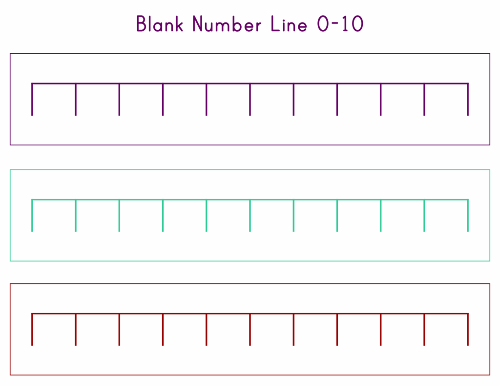 Printable Blank Number Lines Printable Templates