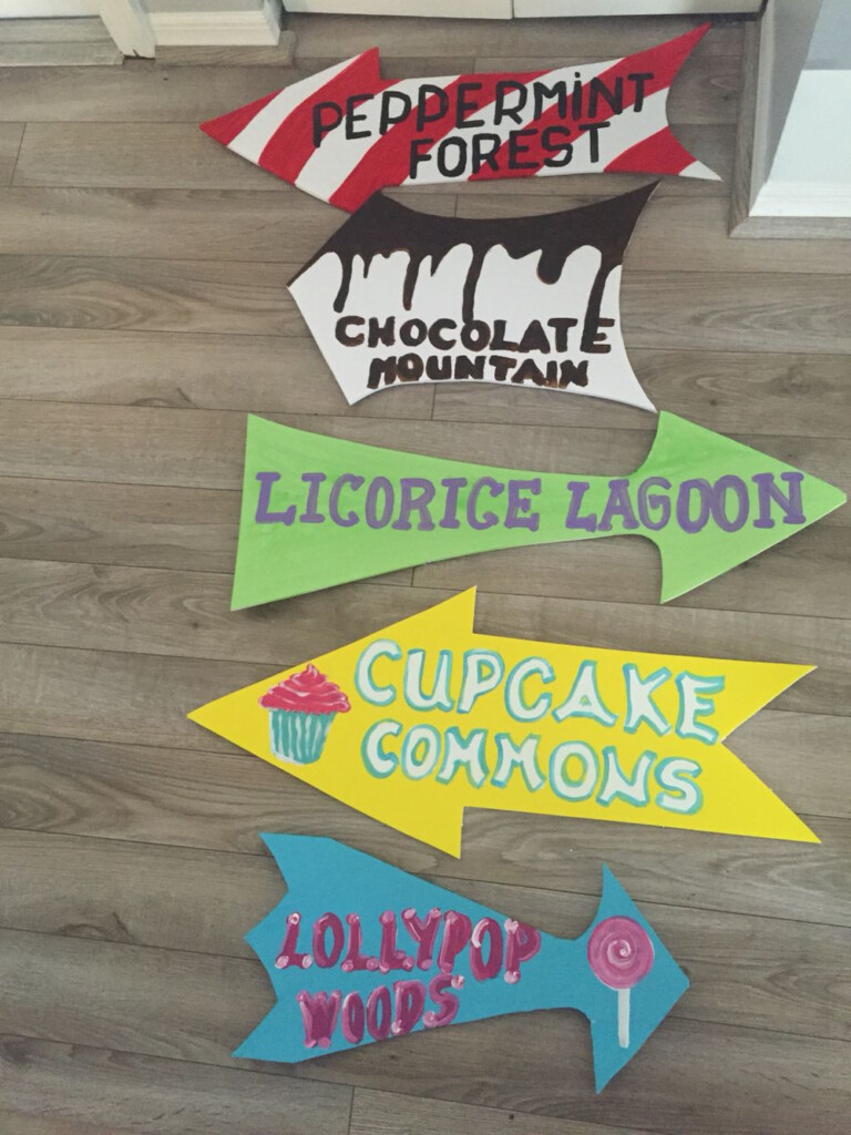 Printable Candyland Signs