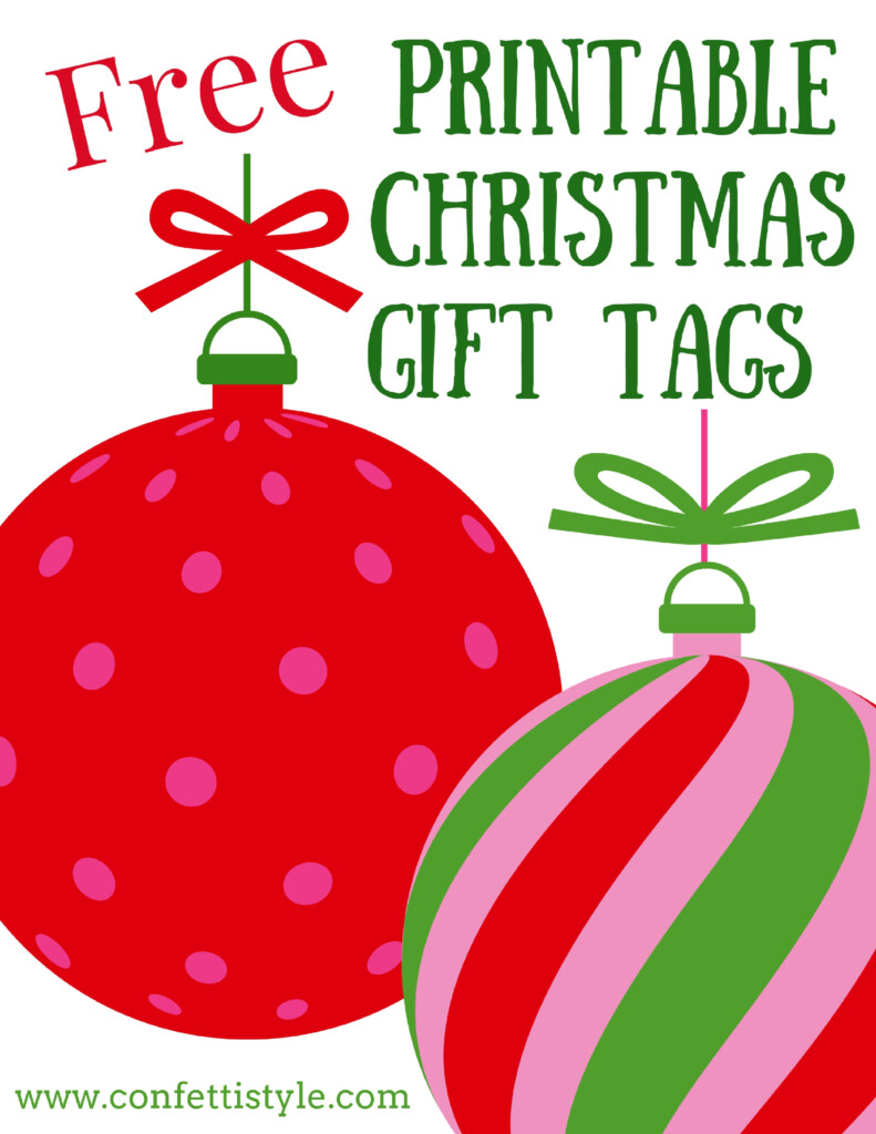 Printable Christmas Gift Tags Free