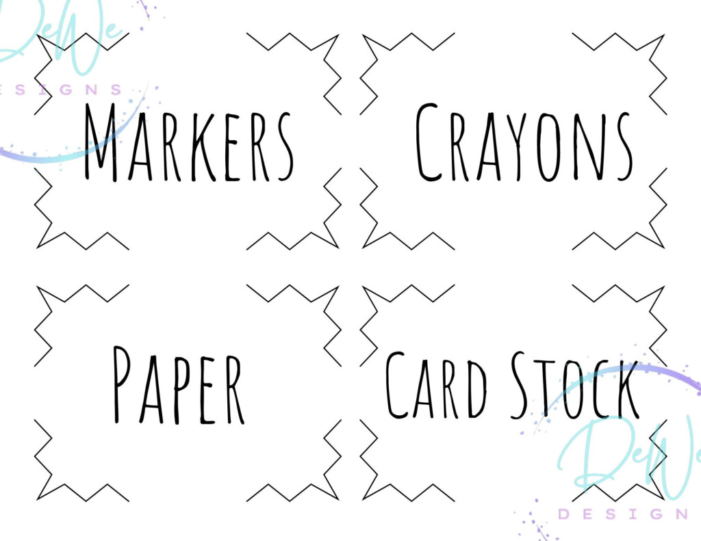 Printable Classroom Signs And Labels Center Signs Shelf Labels Etsy