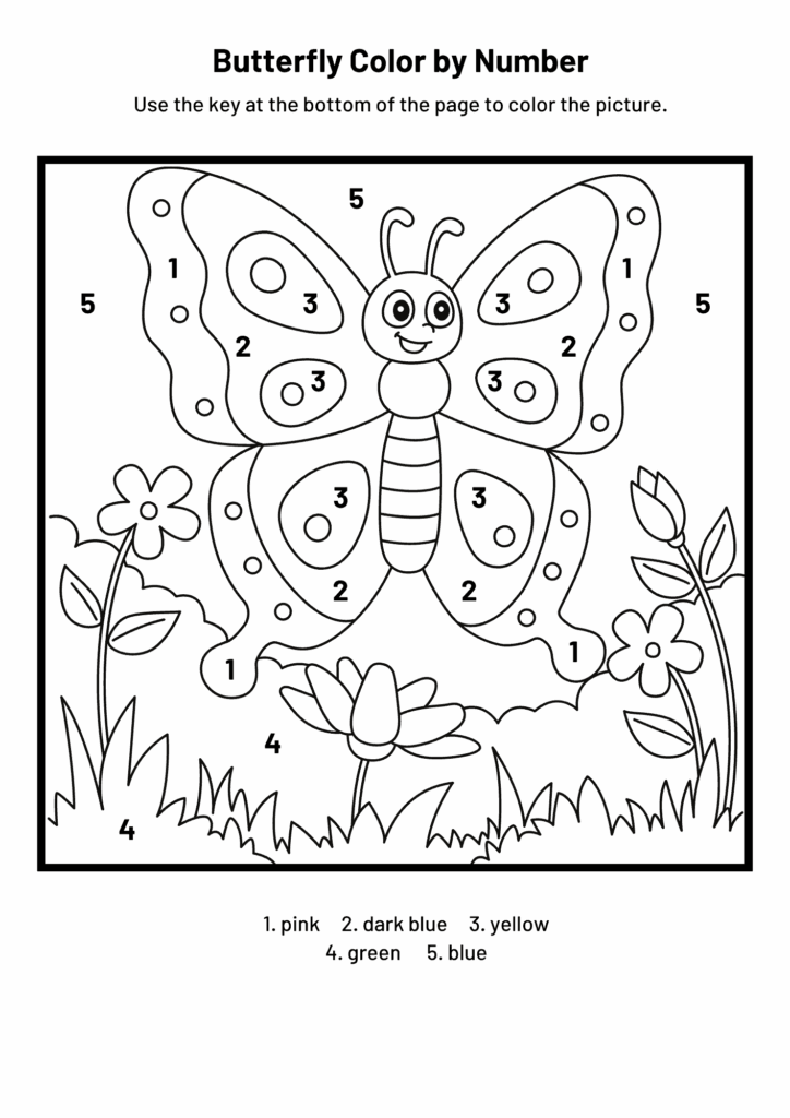 Printable Color By Number For Adults