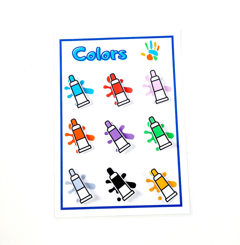 Printable Color Matching Activity For Kids Etsy
