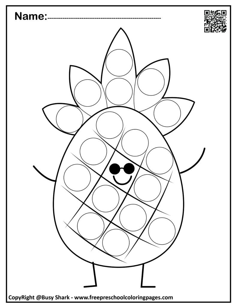 Printable Dot Marker Sheets