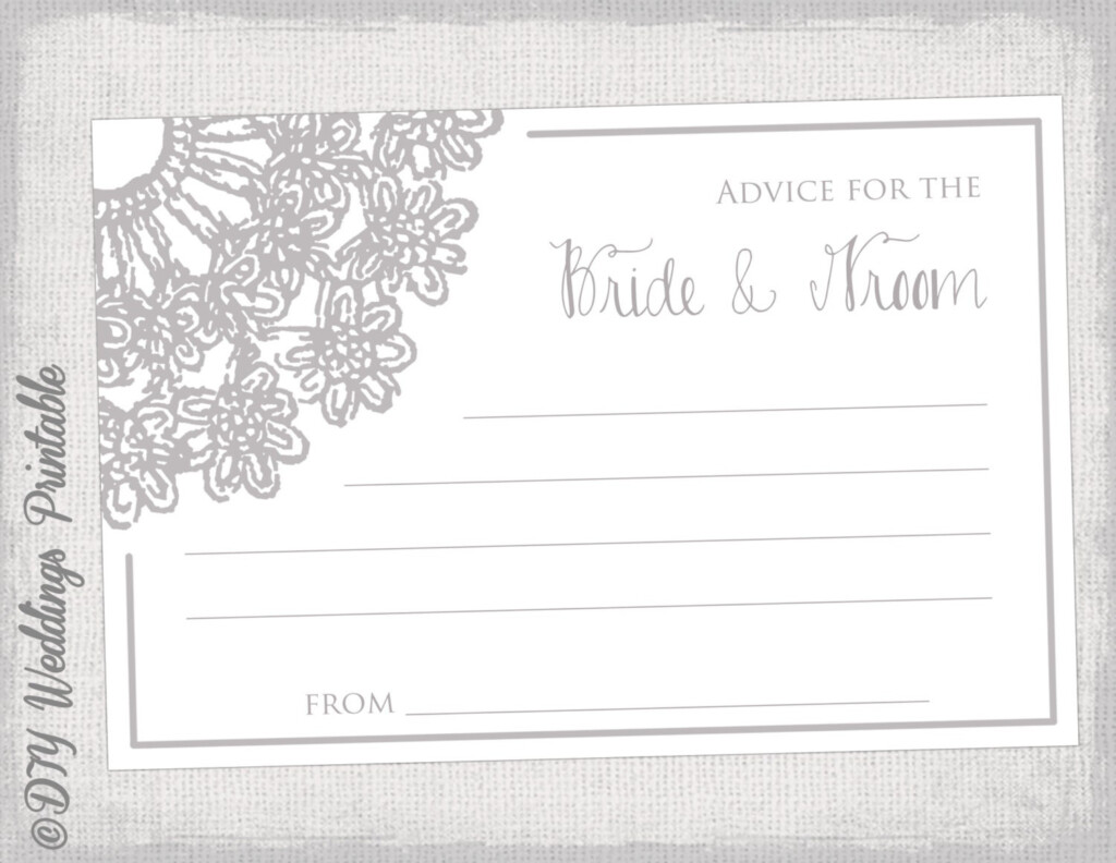 Printable Guest Cards