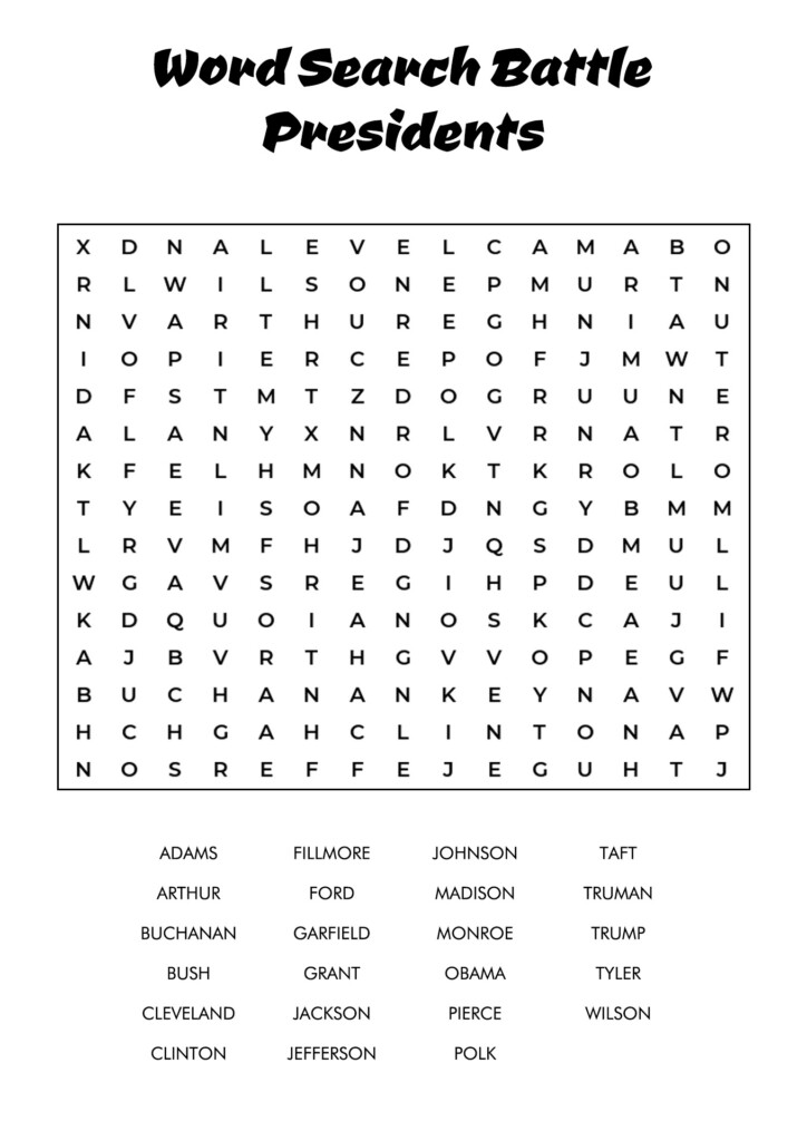 Printable Hard Word Search