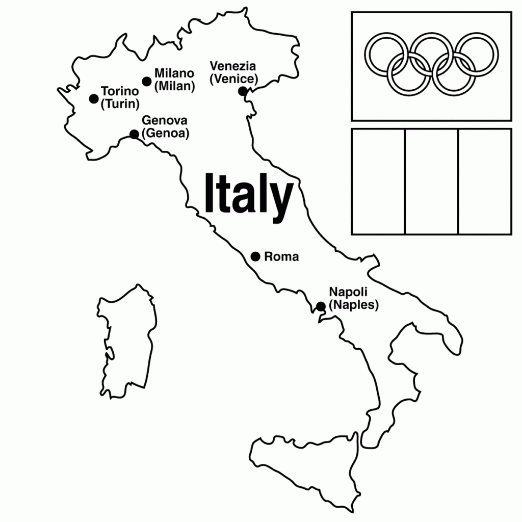 Printable Italy Coloring Pages Printable Word Searches