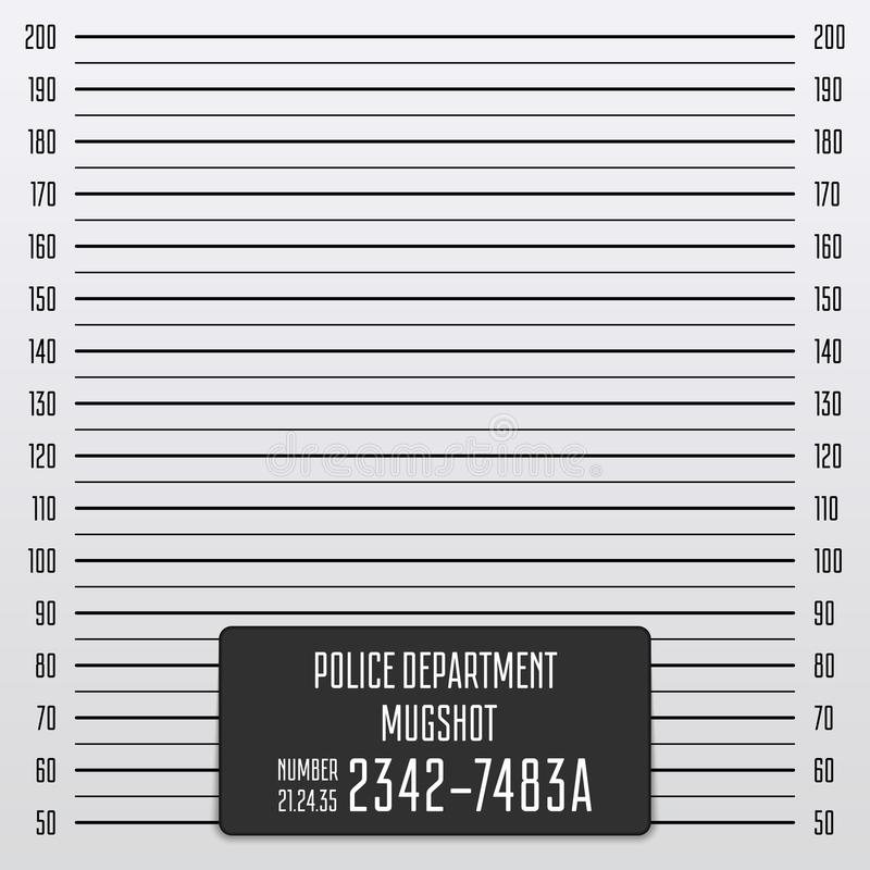 Printable Mugshot Sign Template