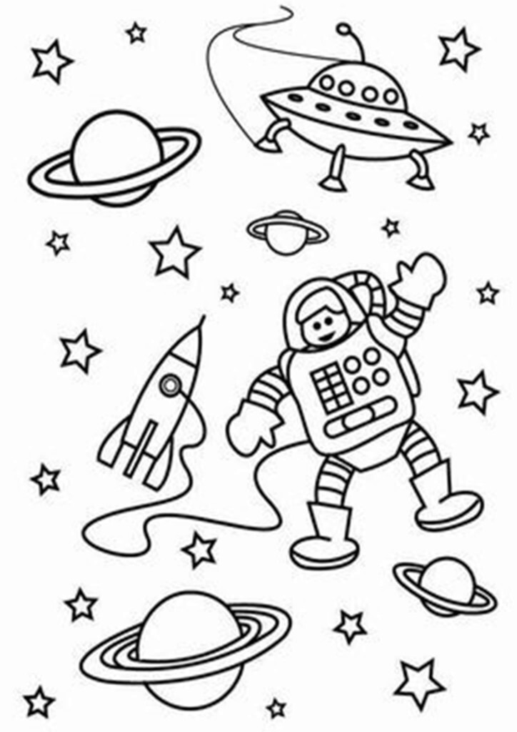 Printable Outer Space Coloring Pages