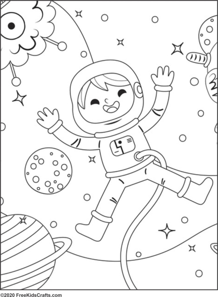 Printable Space Coloring Pages