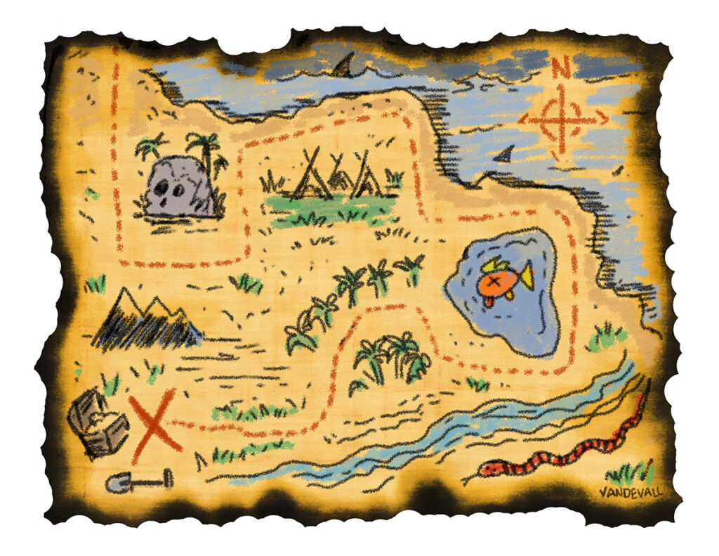 Printable Treasure Map Free Printable Word Searches