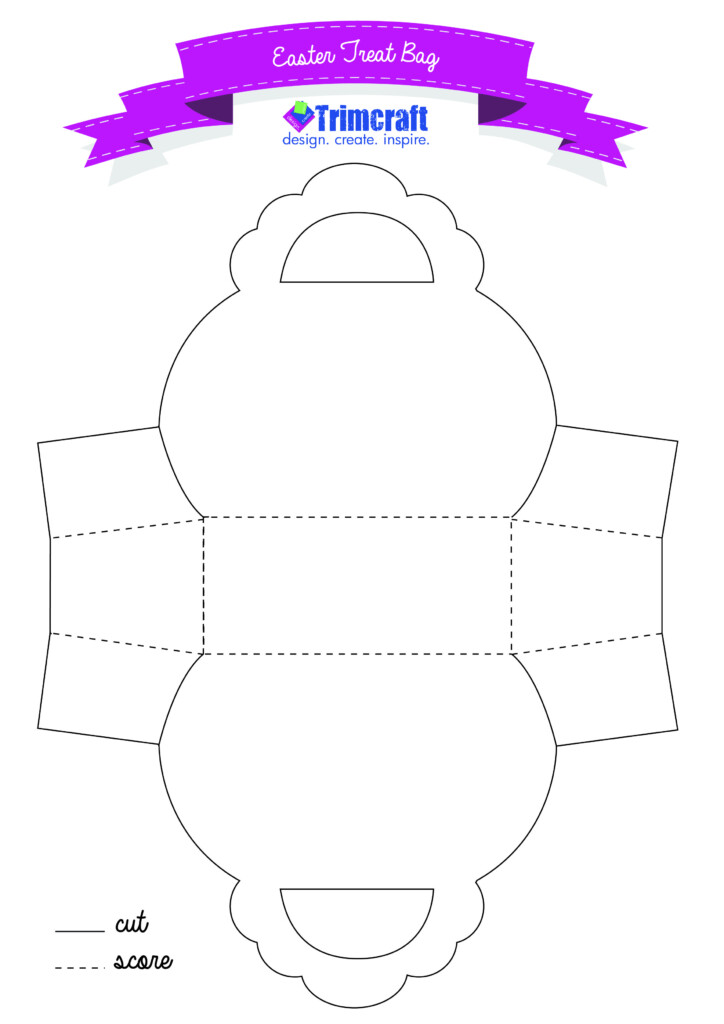 Resultado De Imagem Para Gift Bag Template Diy Gift Box Template Paper Box Template Bunny