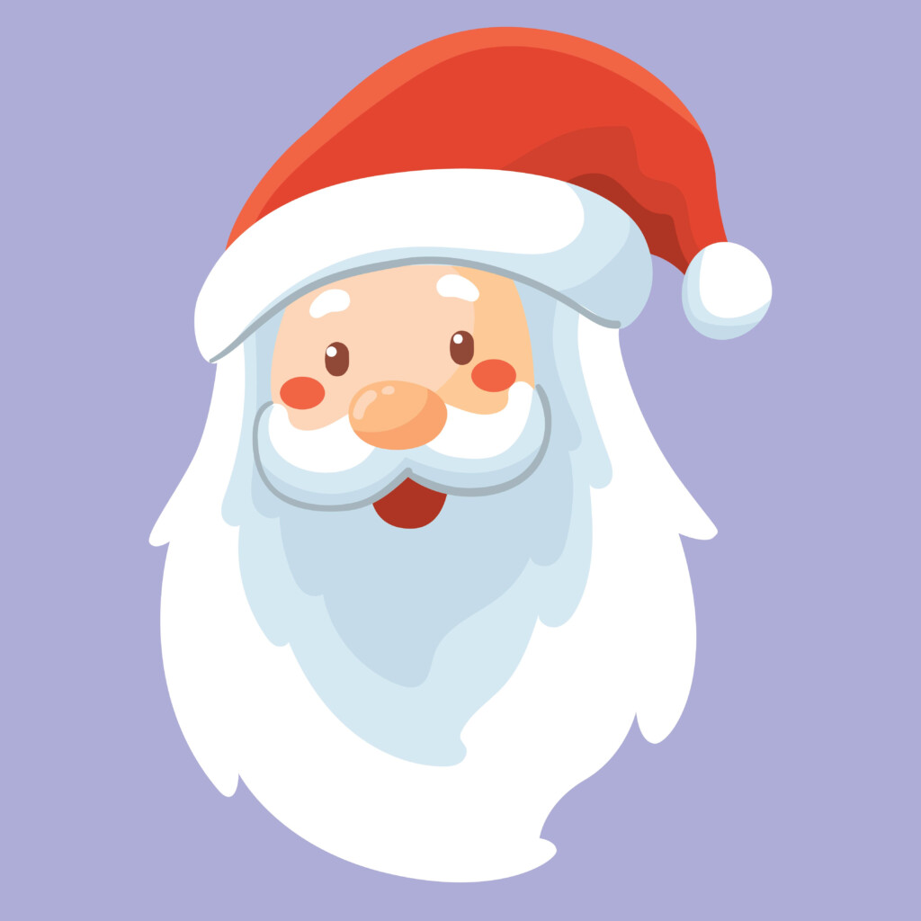 Santa Claus Face Template 10 Free PDF Printables Printablee