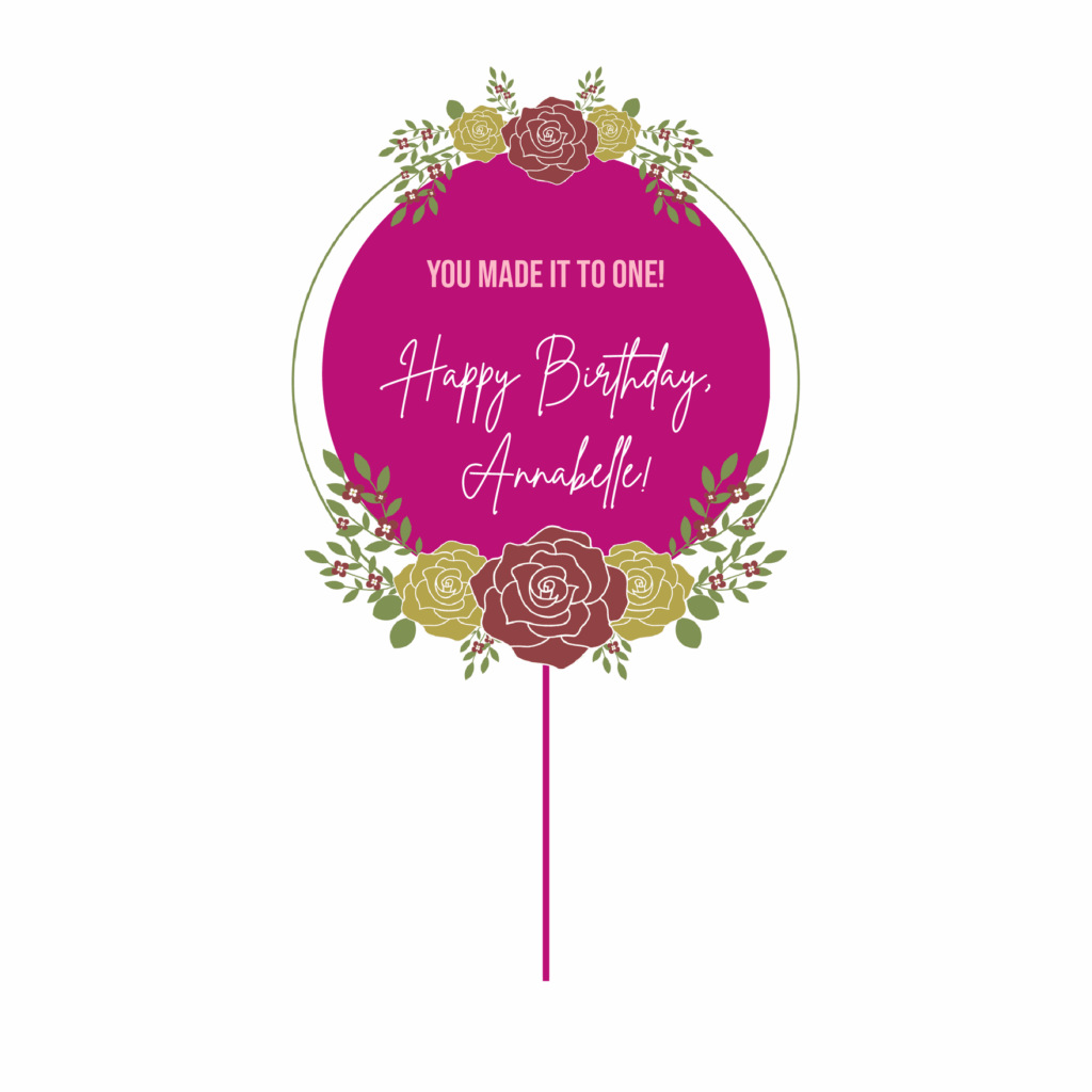 Shaker Cake Topper Template In Illustrator SVG JPG EPS PNG Download Template