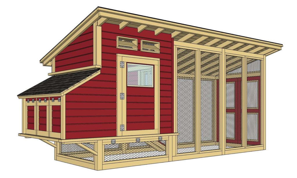 Simple Chicken Coops Printable Plans