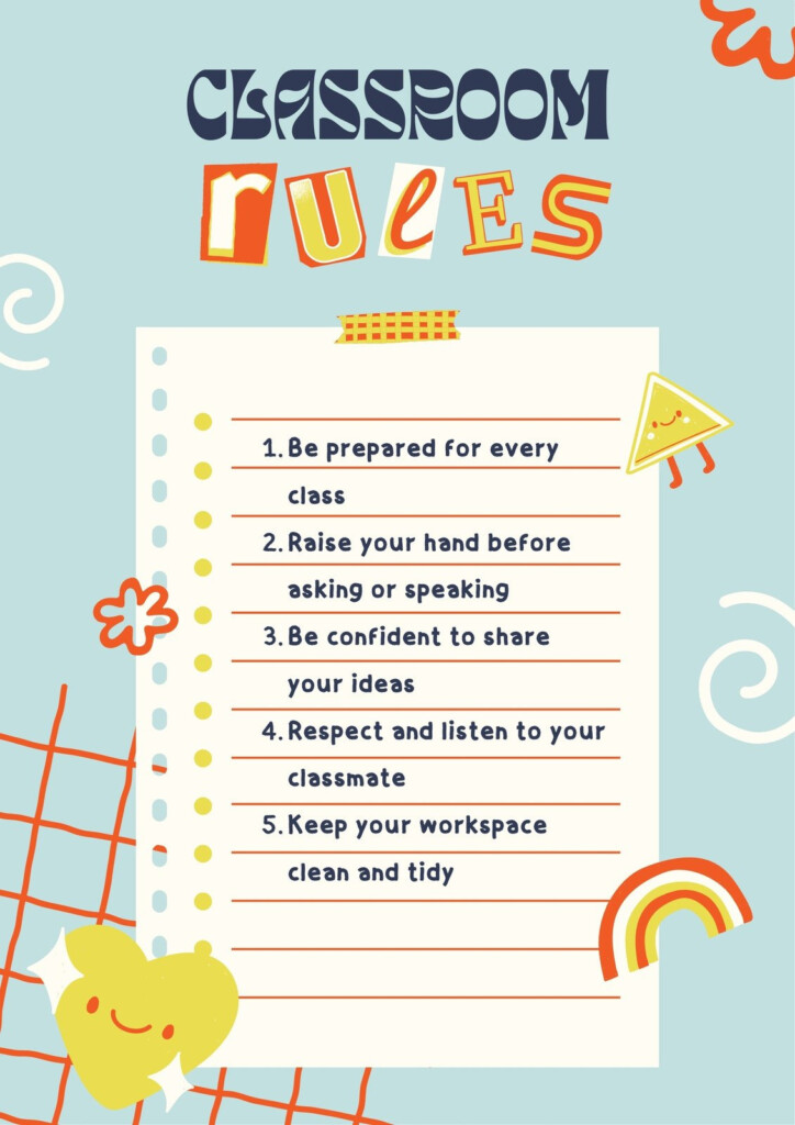 Simple Classroom Rules For Elementary Login Pages Info