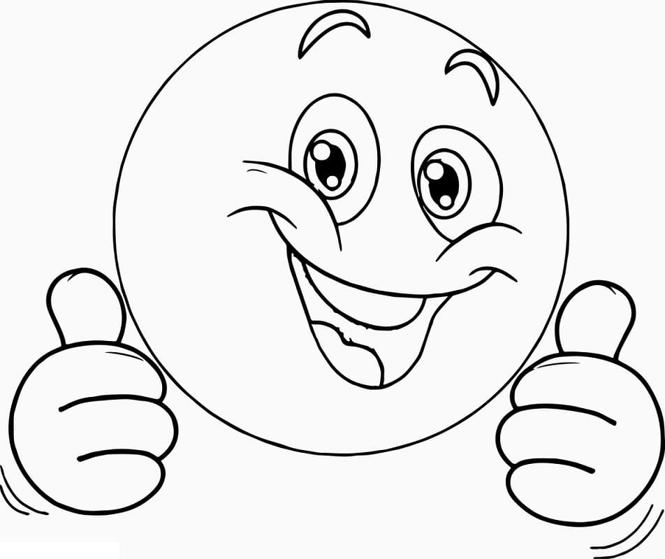 Smiling Poop Emoji Coloring Page Free Printable Coloring Pages For Kids