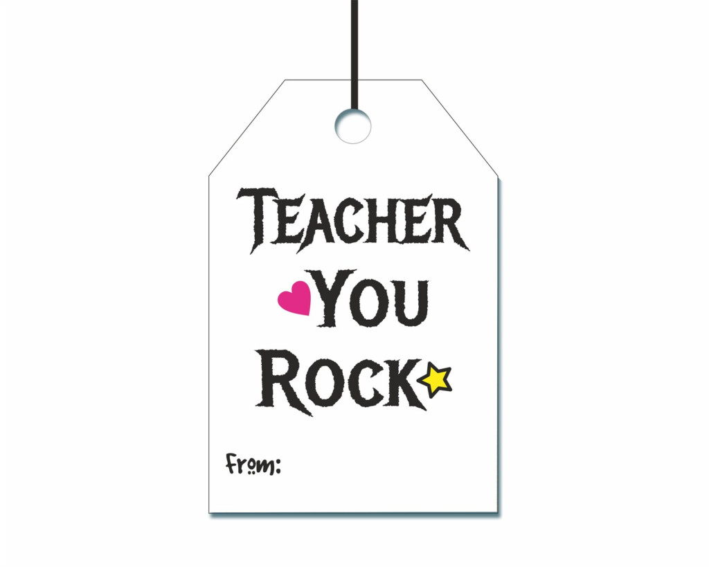 Teacher Appreciation Tags Printable Teacher Appreciation Tags Etsy