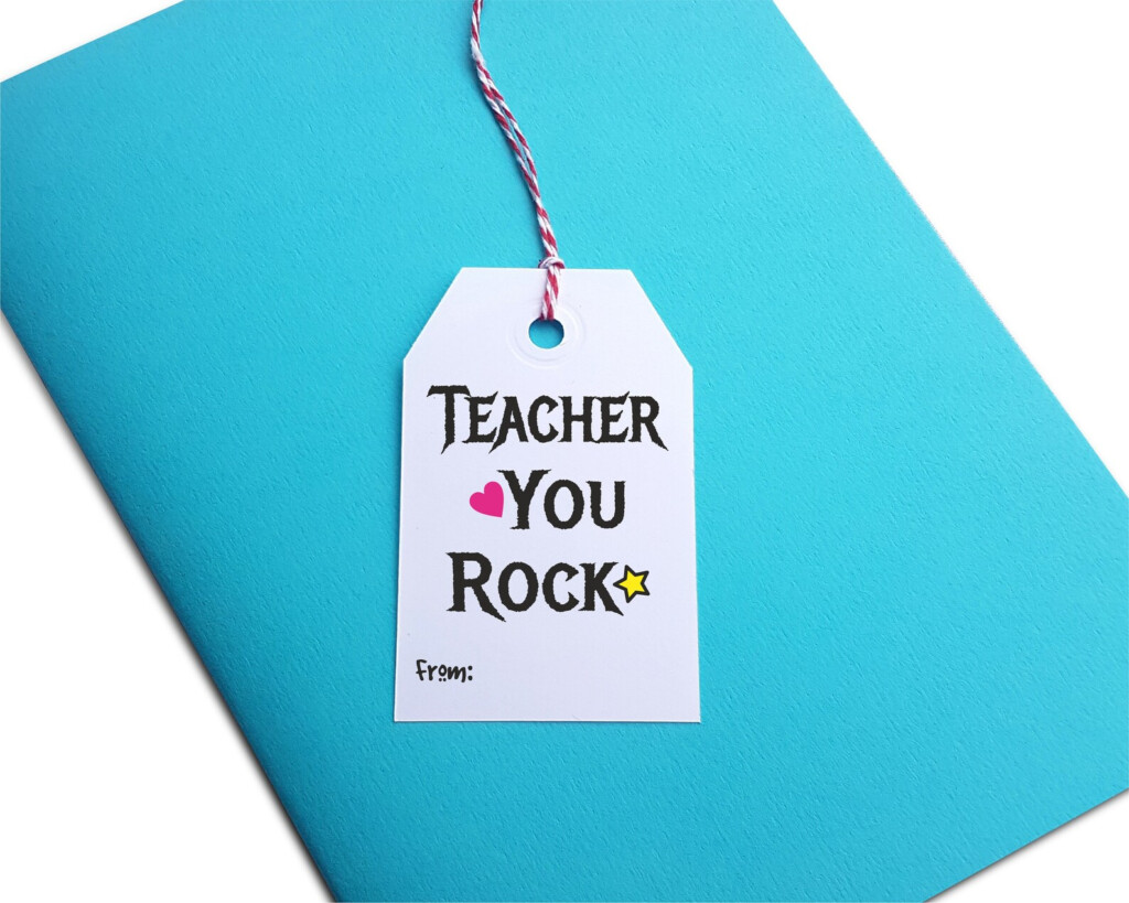 Teacher Appreciation Tags Printable Teacher Appreciation Tags Etsy