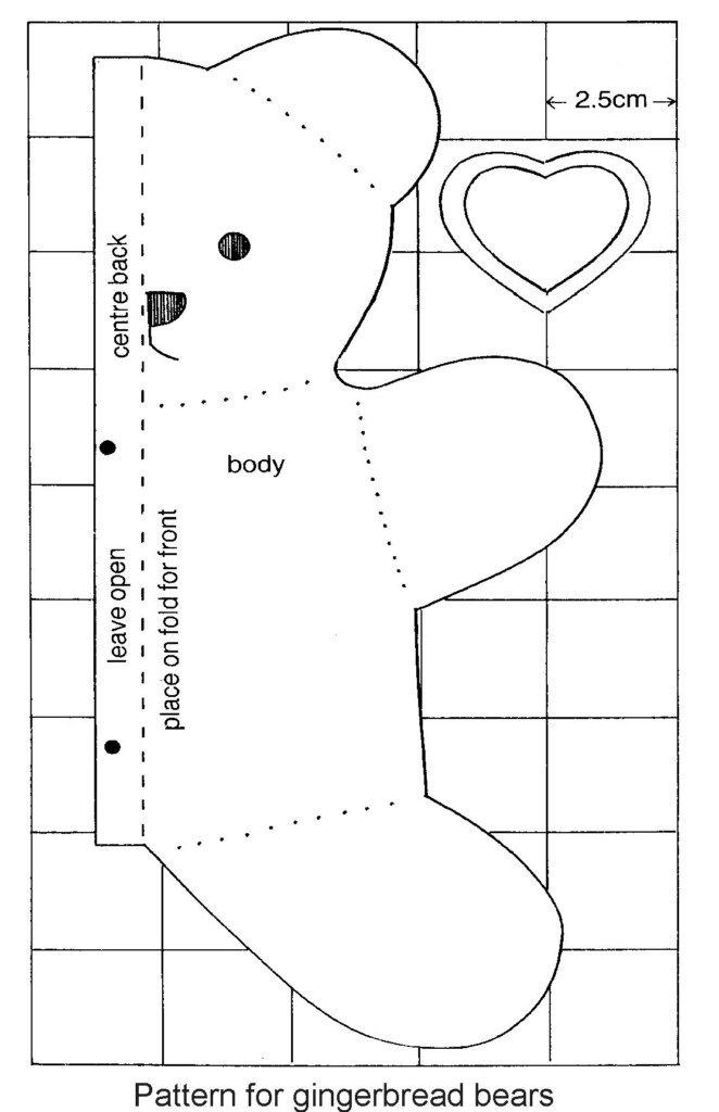 Teddy Bears How To Make Gingerbread Bears Teddy Bear Sewing Pattern Bear Patterns Sewing