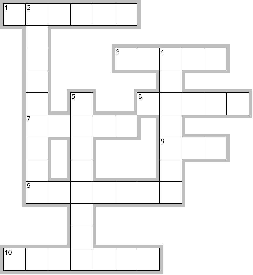 Template For Crossword Puzzle Blank Web To Create Your Own Crossword Puzzle Follow The Steps