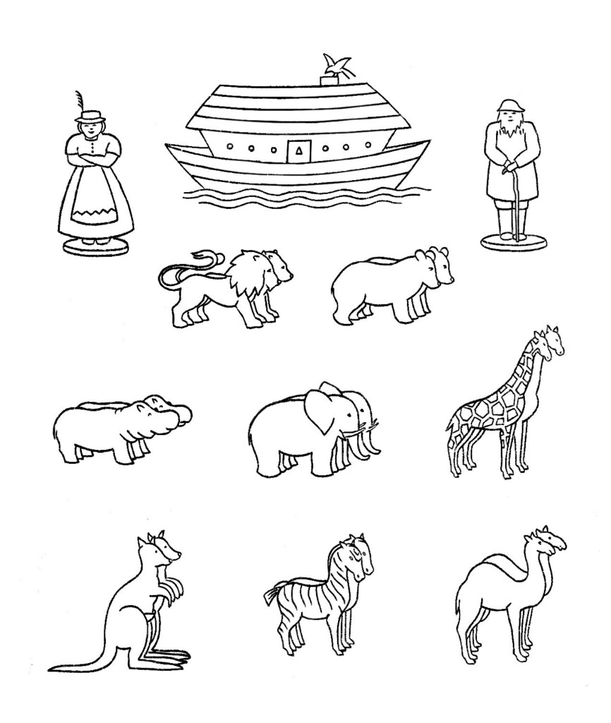 Template Noah S Ark Free Printables