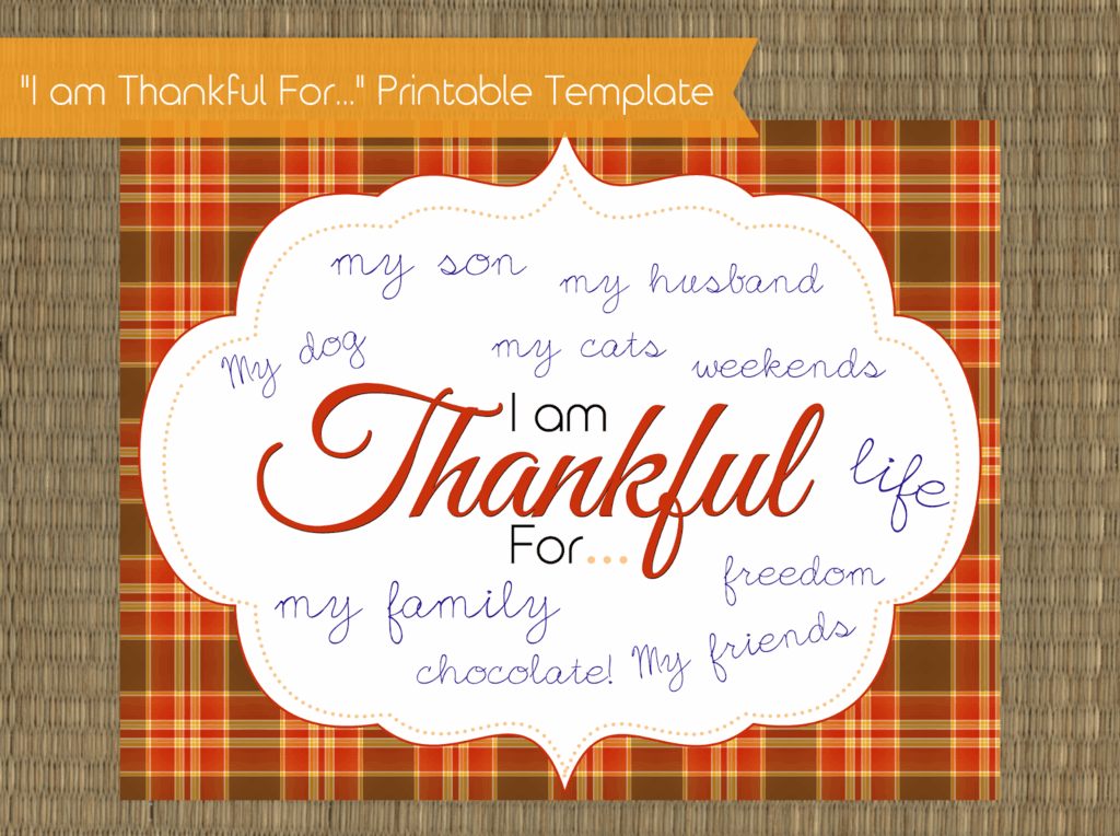 Thankful Printable Printable Word Searches