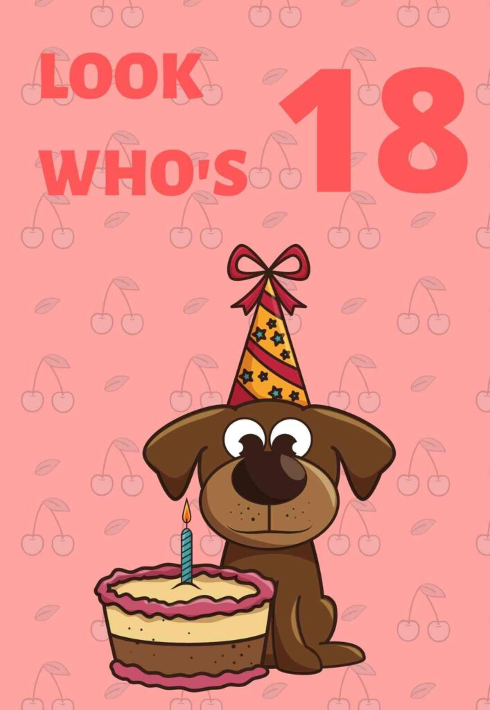 The Best 18th Birthday Cards free PRINTBIRTHDAY CARDS
