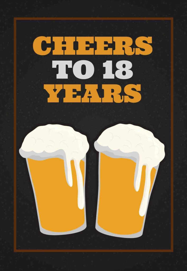 The Best 18th Birthday Cards free PRINTBIRTHDAY CARDS