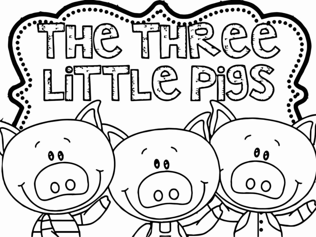Three Little Pigs Coloring Pages At GetDrawings Free Download