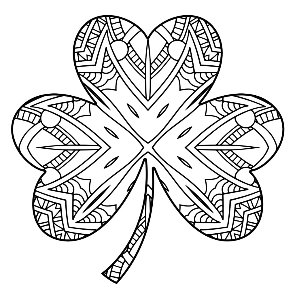 Valentine Coloring Pages Adult Coloring Pages St Patricks Coloring Sheets