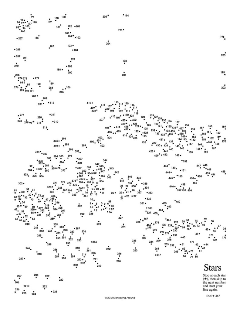 Very Hard Dot To Dot Coloring Pages For Kids Connect The Dots Difficult Dot To Dot Printable