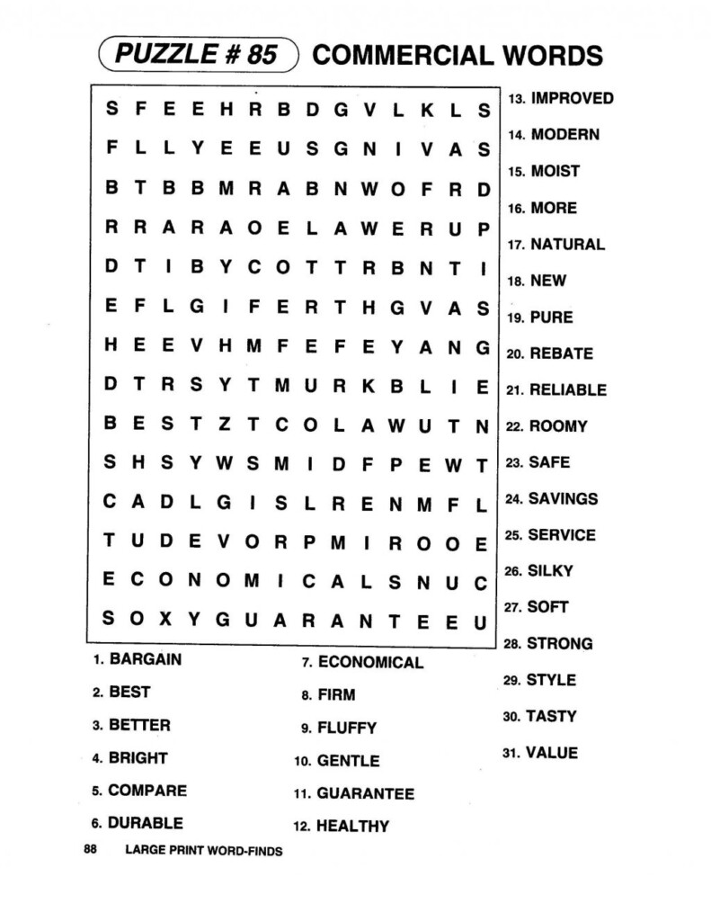 Word Search Puzzles For Adults Word Search Puzzles For Adults 