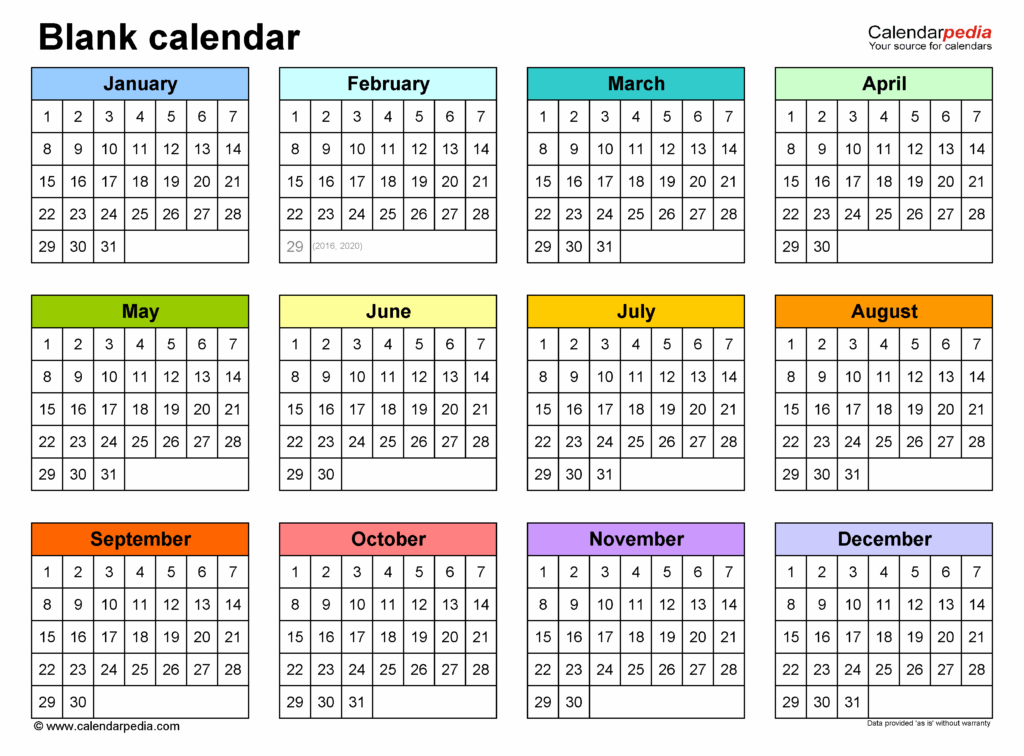 Word Templates Calendar Customize And Print