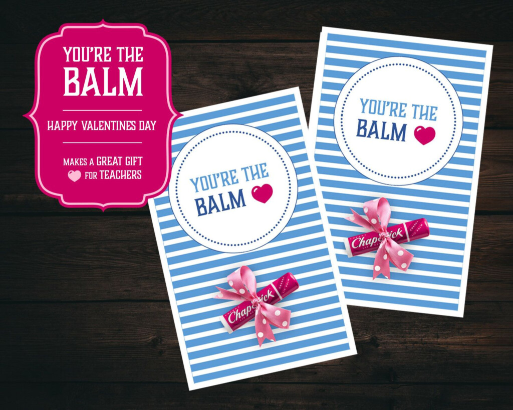 You Re The Balm Valentines Day Printable Gift Card Etsy Printable Gift Cards You Re The