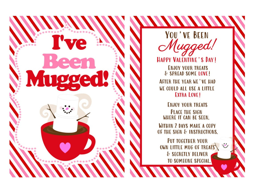 You Ve Been Mugged Printable Instructions Sign And Etsy